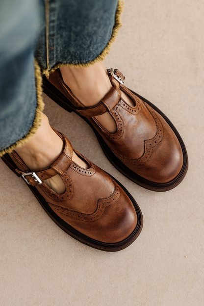THE DONNA LEATHER LOAFERS
