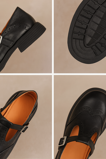 THE DONNA LEATHER LOAFERS