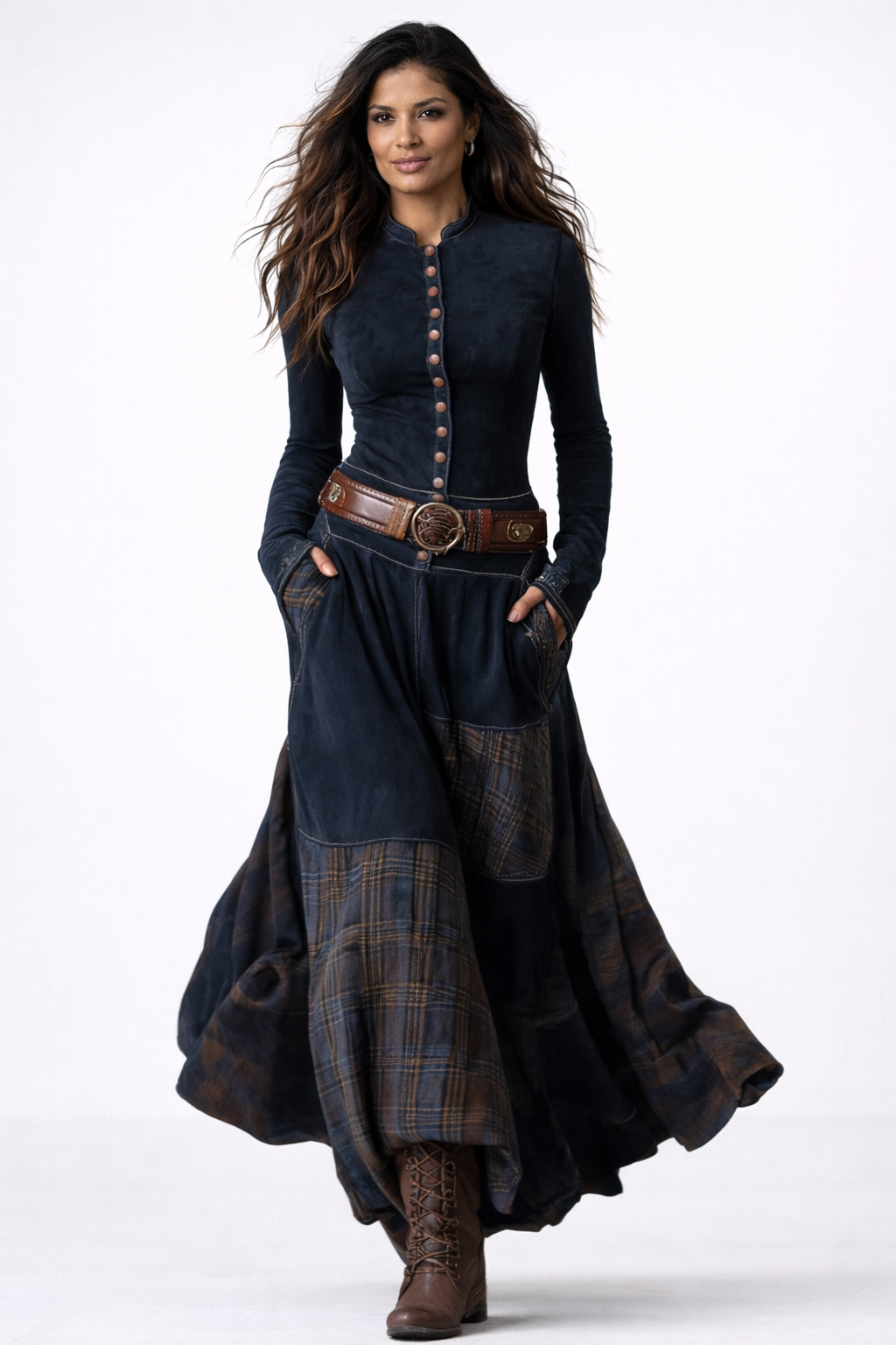 AMARILIS™ | VESTIDO LARGO TIPO MAXI