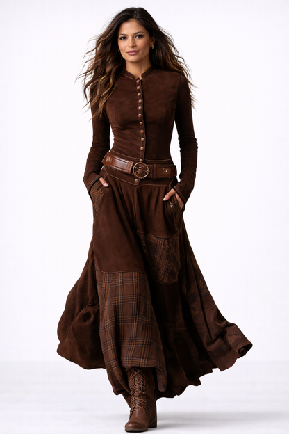 AMARILIS™ | VESTIDO LARGO TIPO MAXI