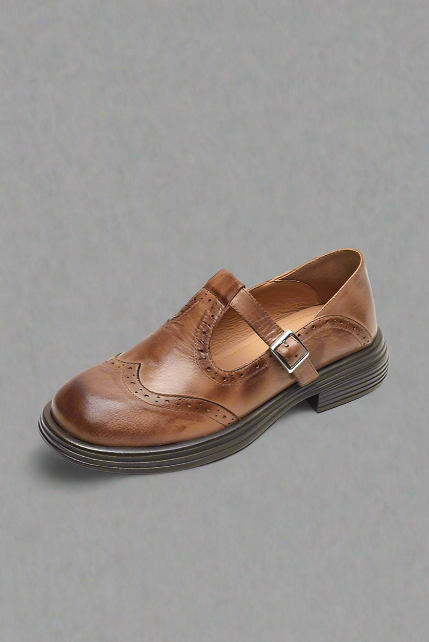 THE DONNA LEATHER LOAFERS