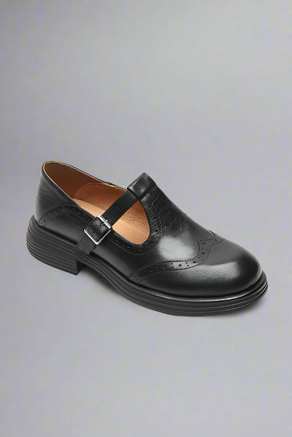 THE DONNA LEATHER LOAFERS
