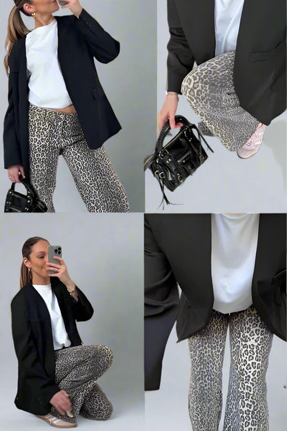 EL DENIM ESTAMPADO LEOPARDO