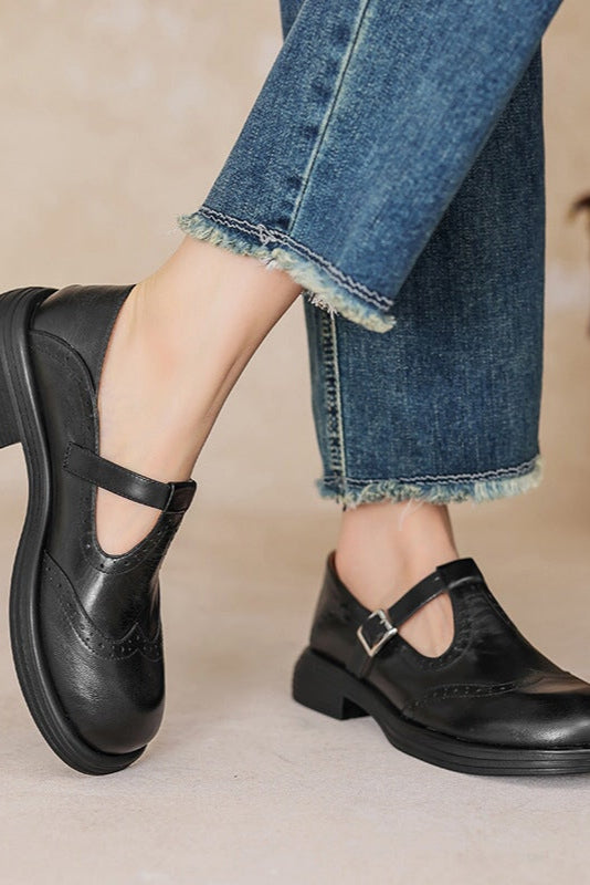 THE DONNA LEATHER LOAFERS