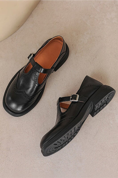 THE DONNA LEATHER LOAFERS