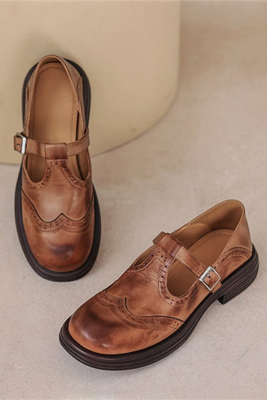 THE DONNA LEATHER LOAFERS